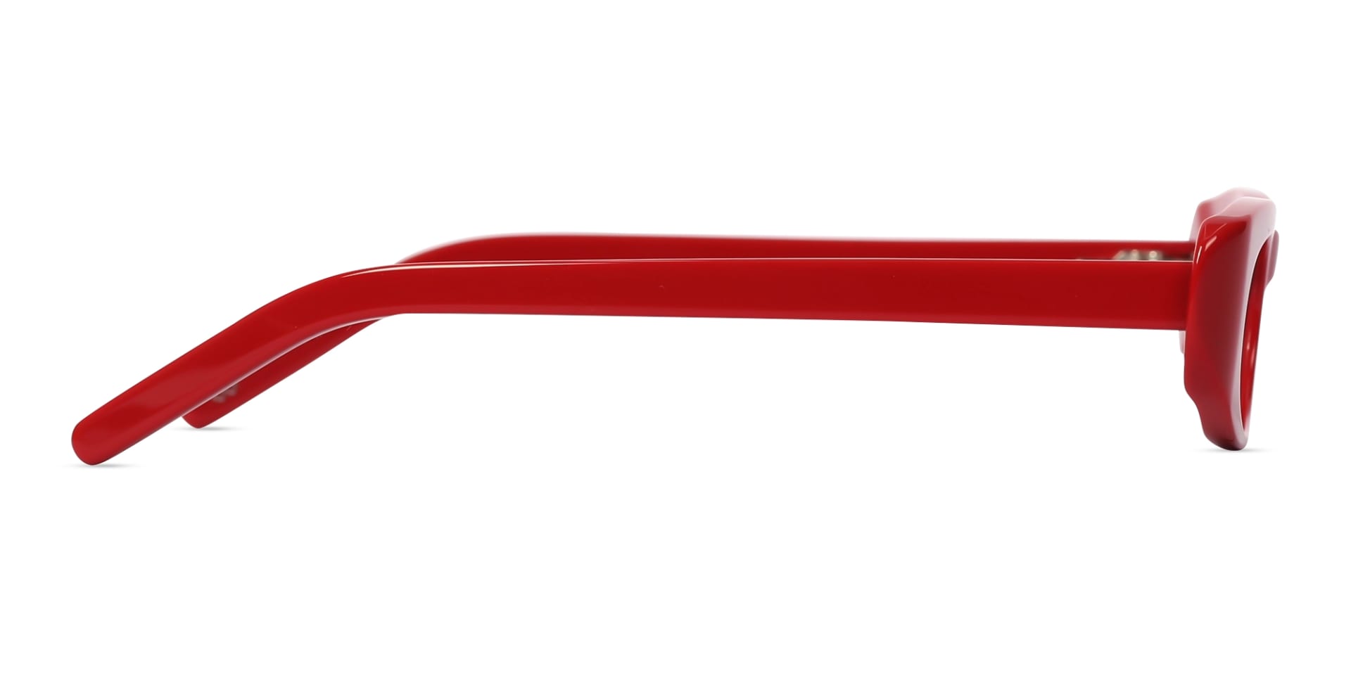 Maroon Red Oval Rectangle Glasses