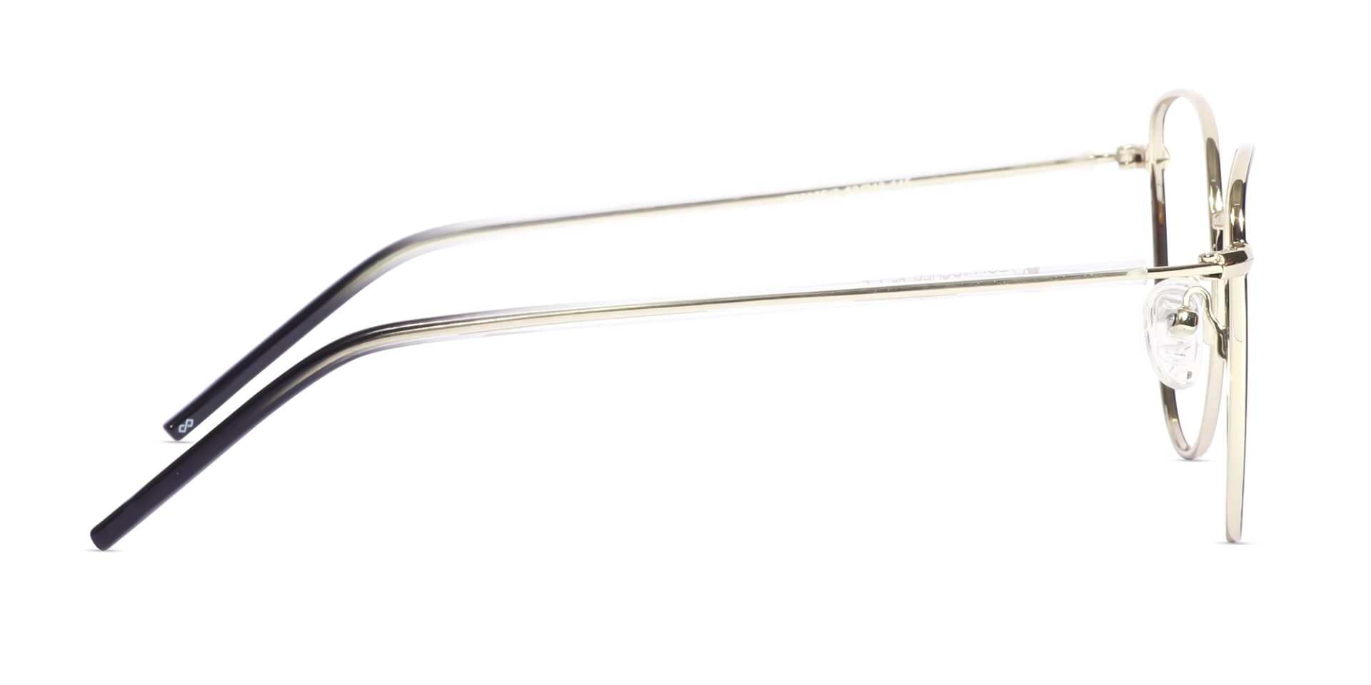 Stylish Black & Gold Cat Eye Eyeglasses-4