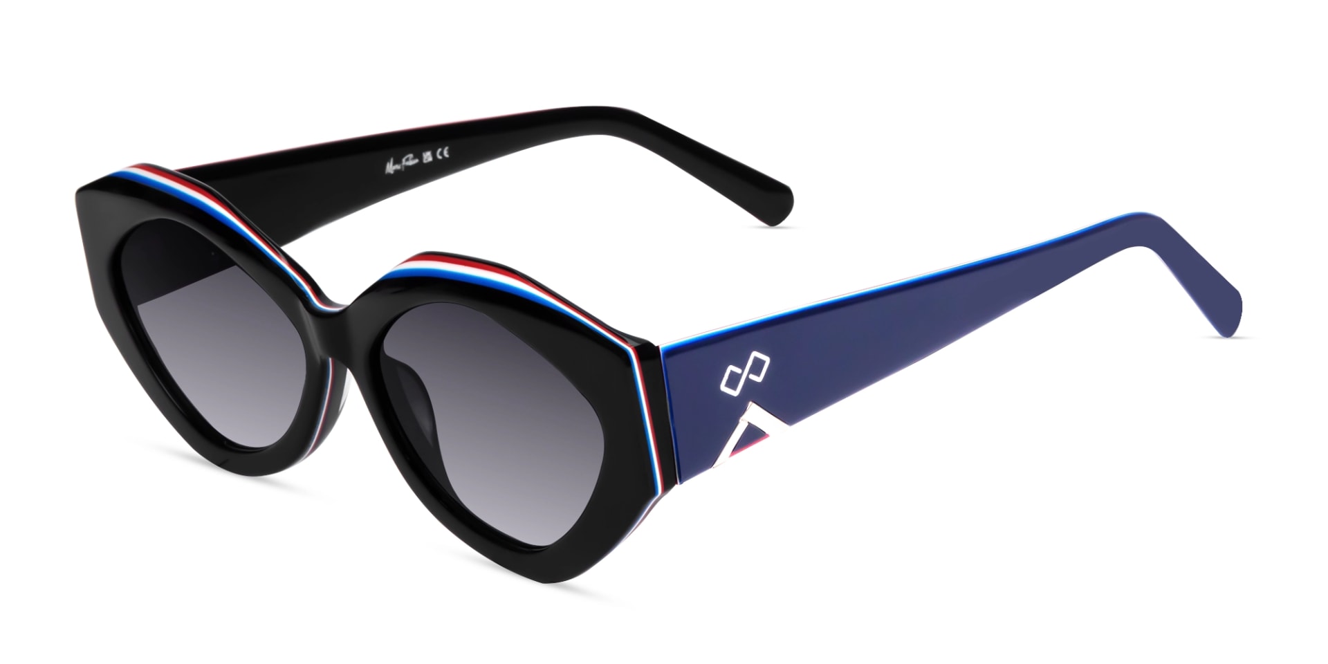 Large Cat-Eye Frame With Grey Gradient Tint-3