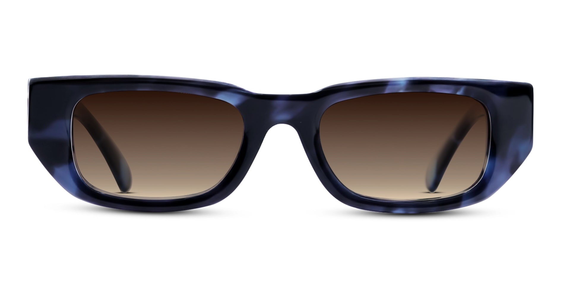 Rectangle Brown Polarised Tint Sunglasses-1