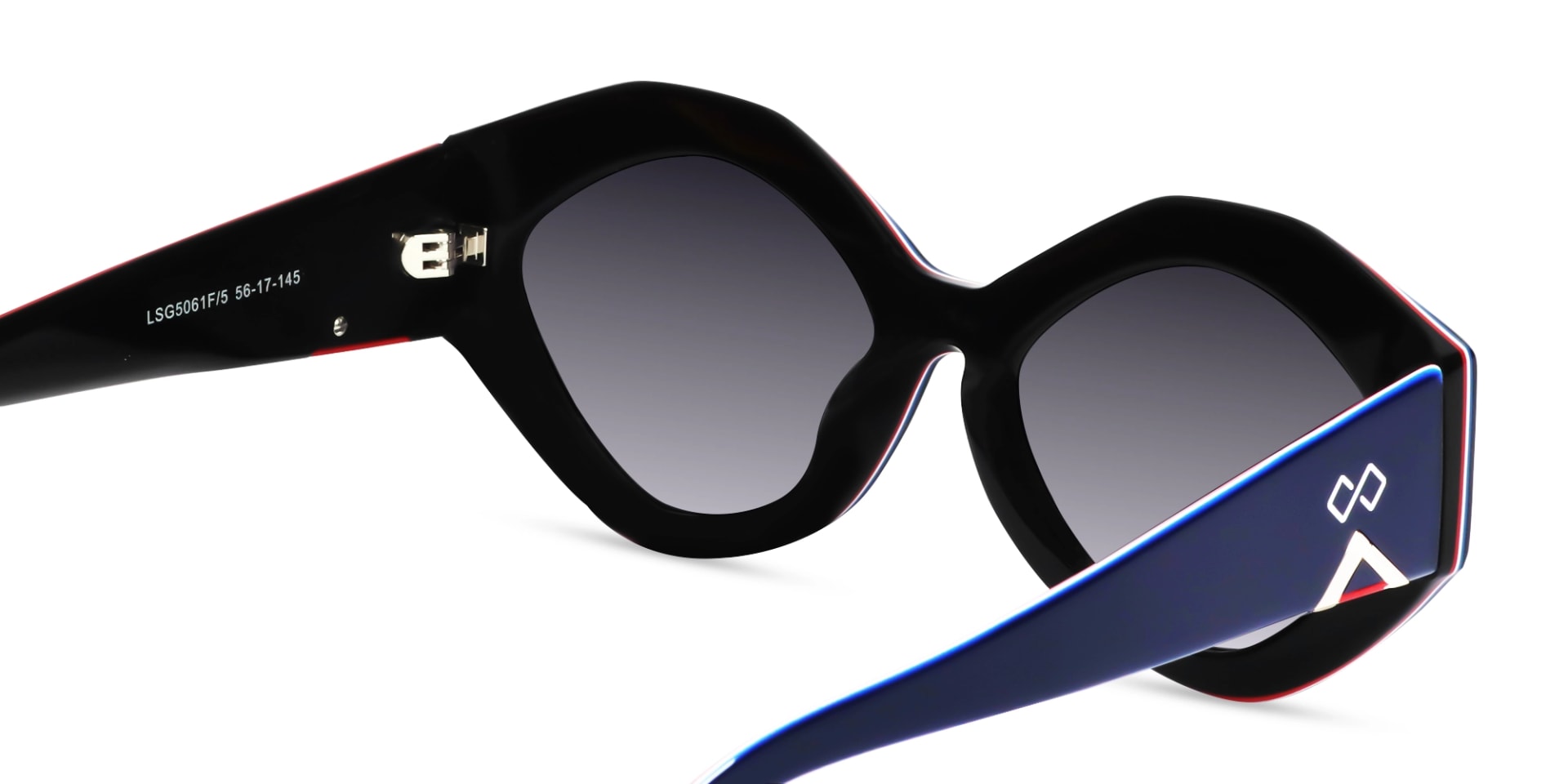 Large Cat-Eye Frame With Grey Gradient Tint-5