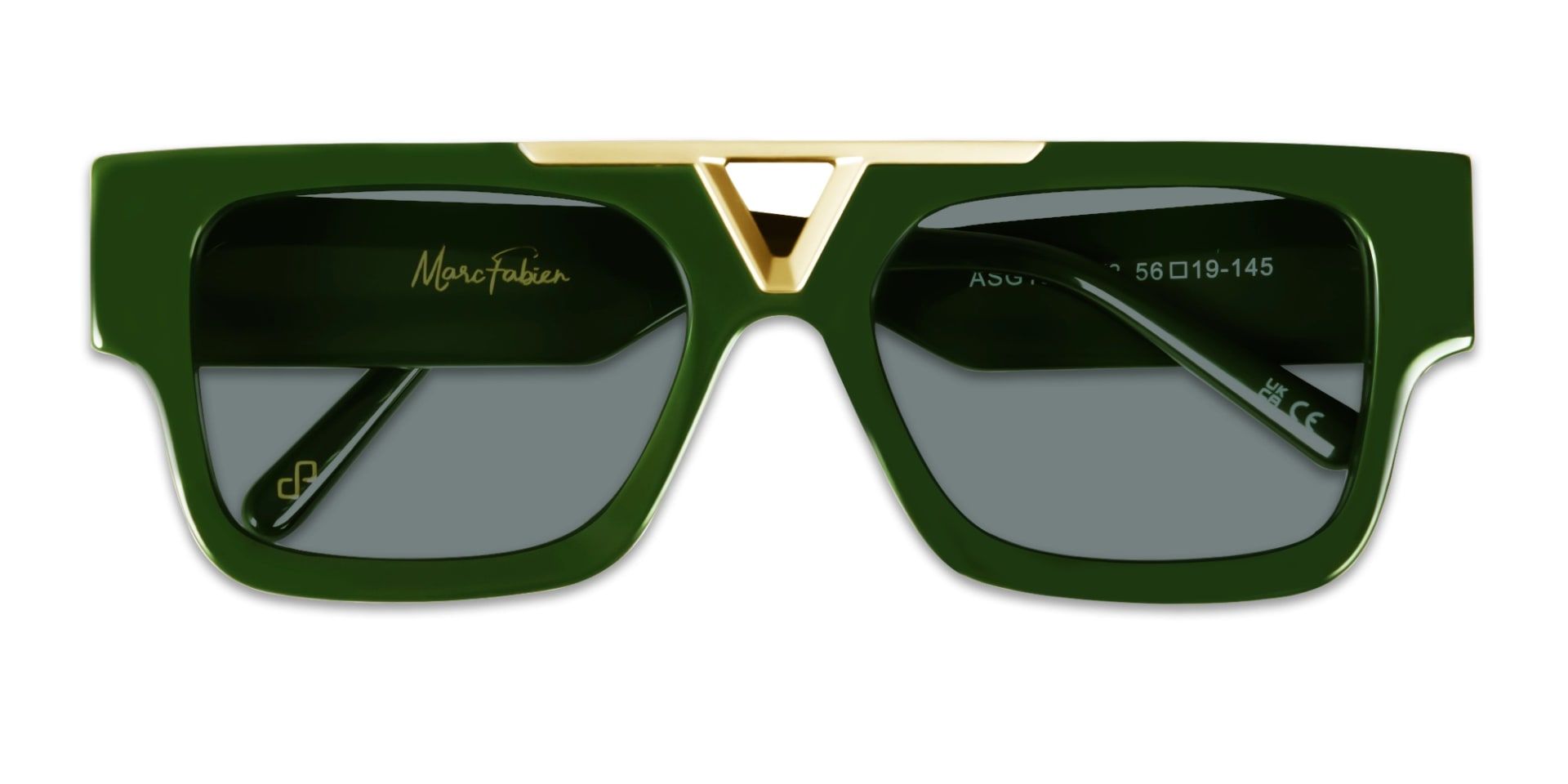 Thick Frame Dark Grey Tinted Sunglasses