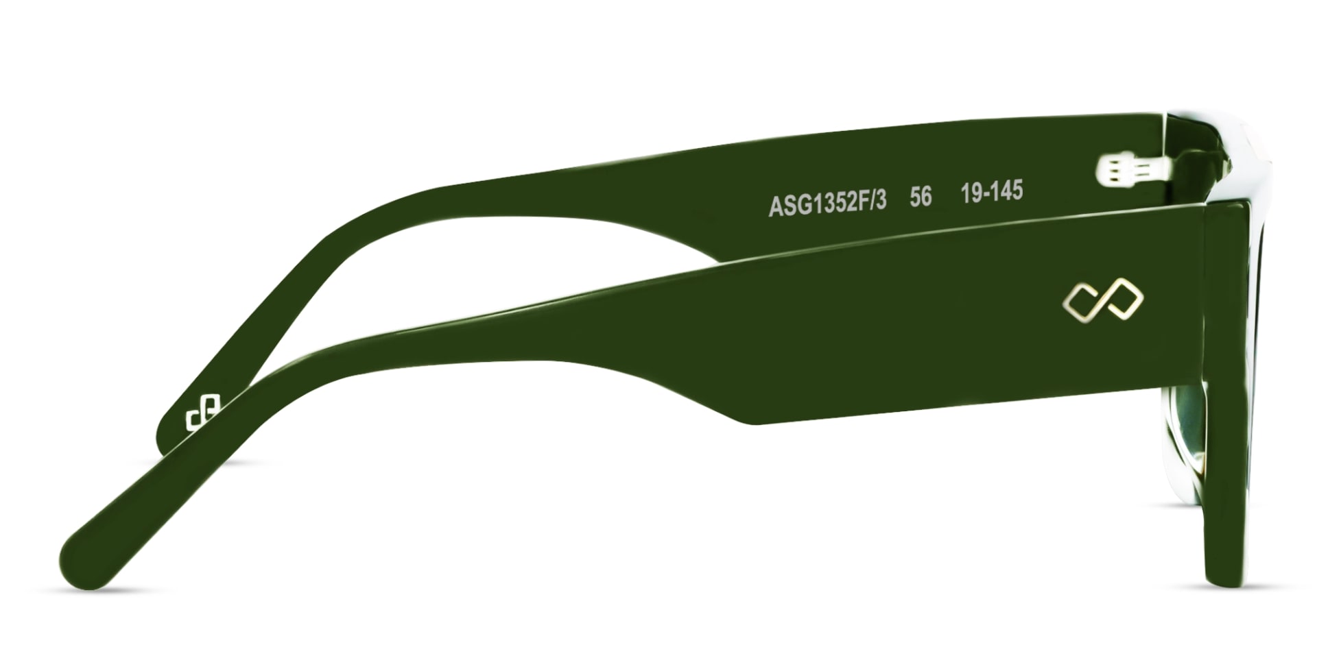Thick Frame Dark Grey Tinted Sunglasses