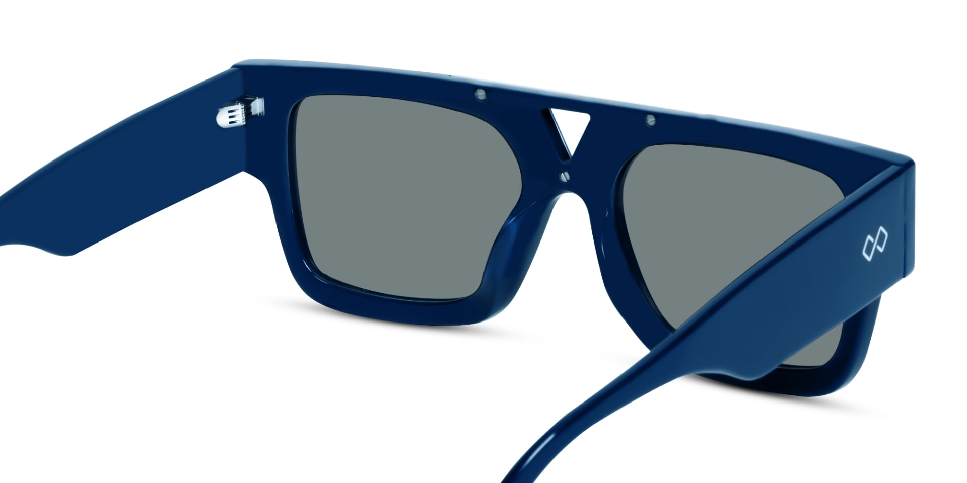 Oversized Acetate Frame With Dark Grey Tint Sunglasses