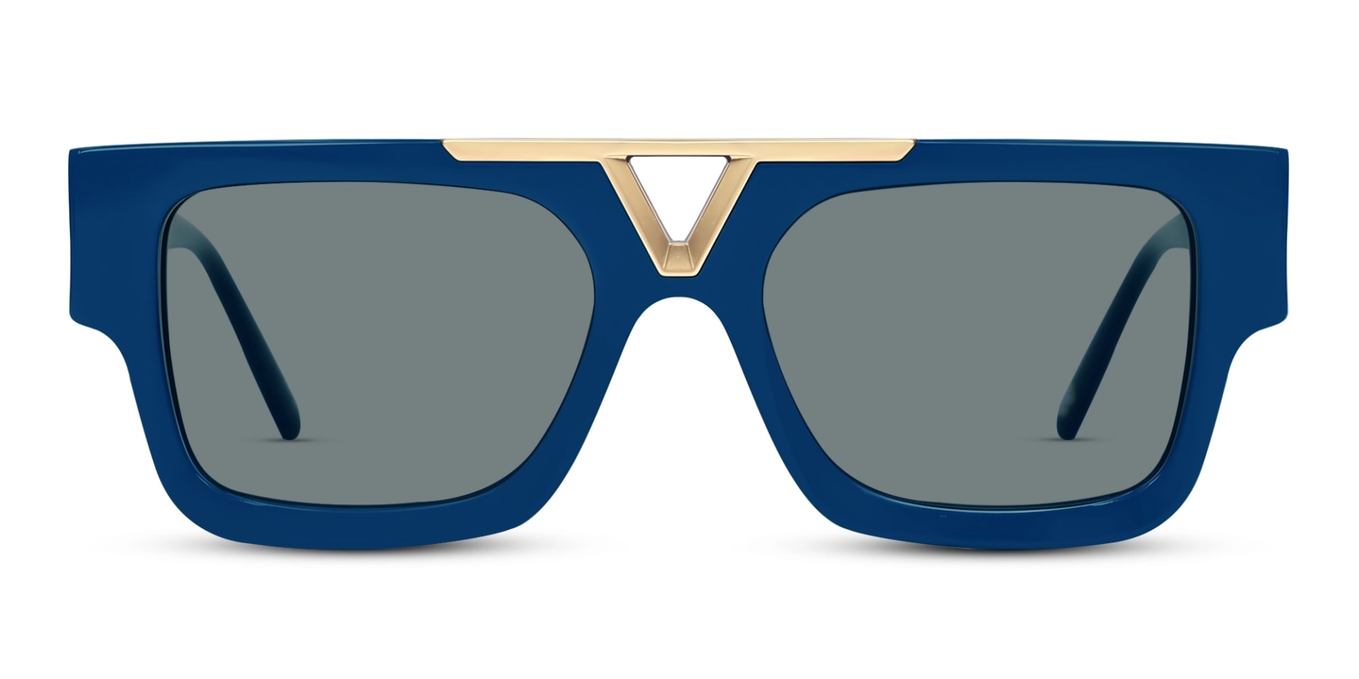 Oversized Acetate Frame With Dark Grey Tint Sunglasses
