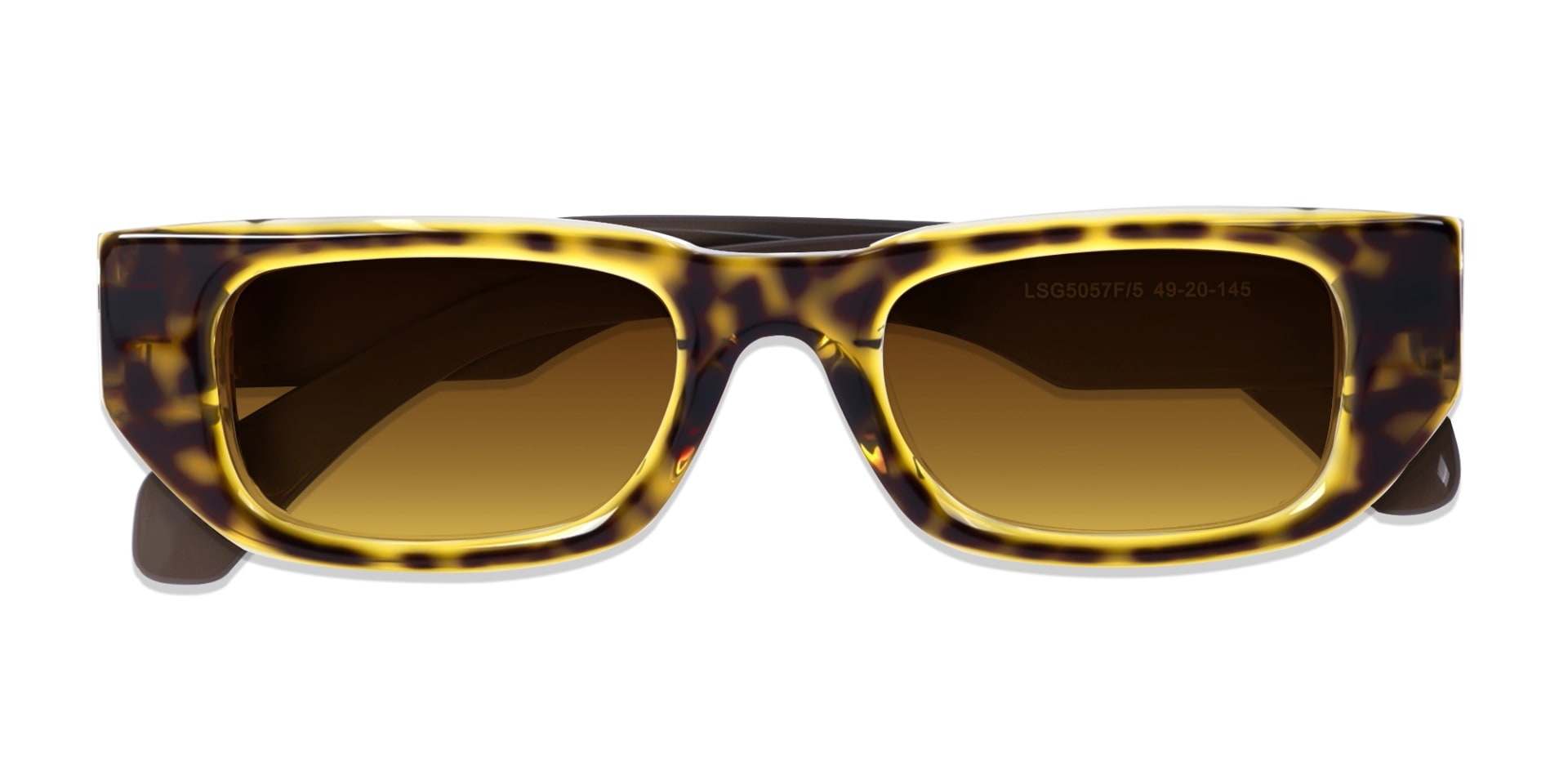 Rectangle Full-Rim Acetate Sunglasses-6