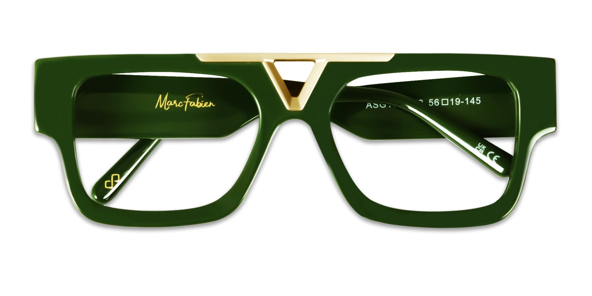 Thick Frame Browline Square Glasses