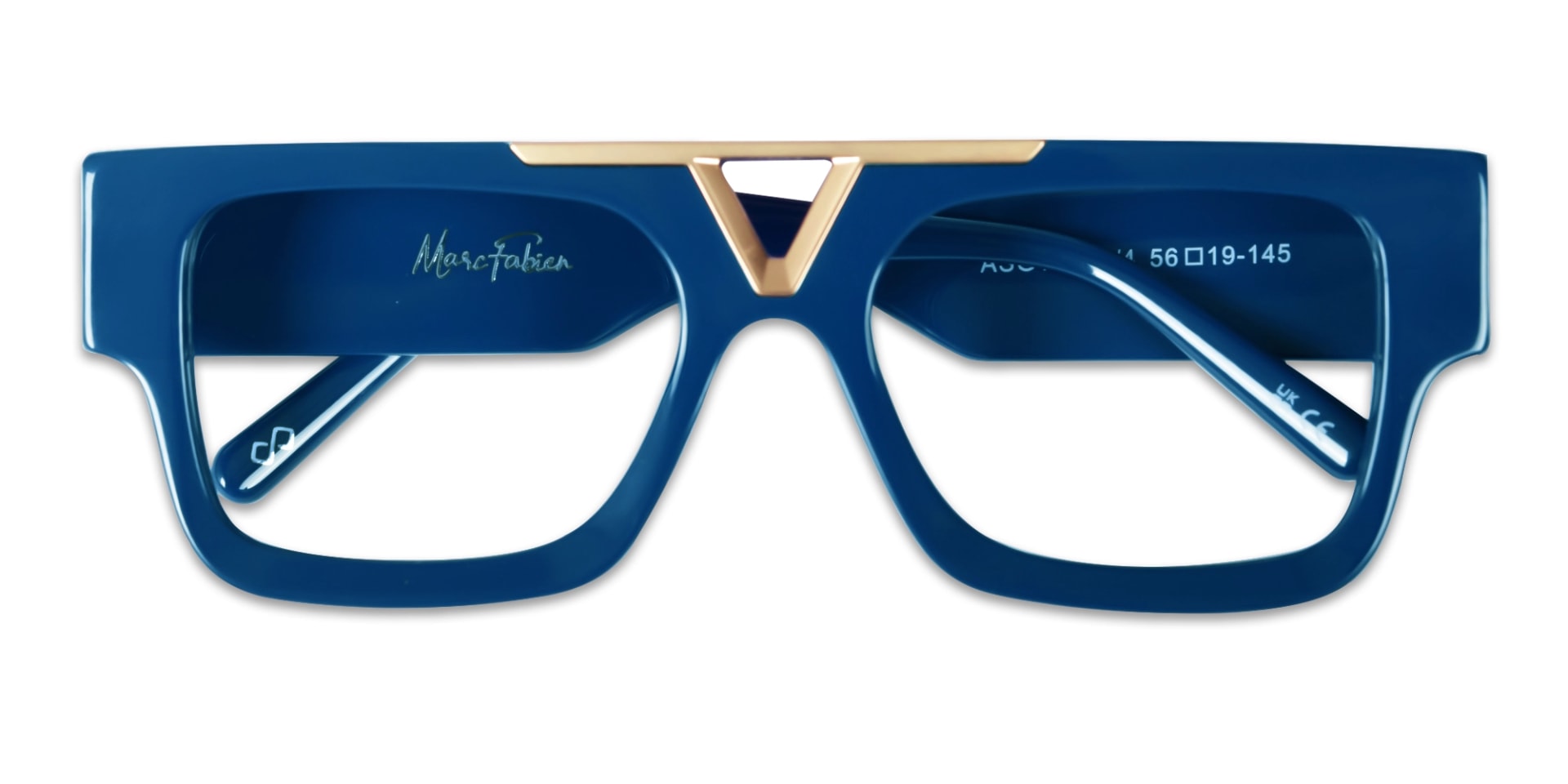 Oversized Acetate Browline Square Glasses