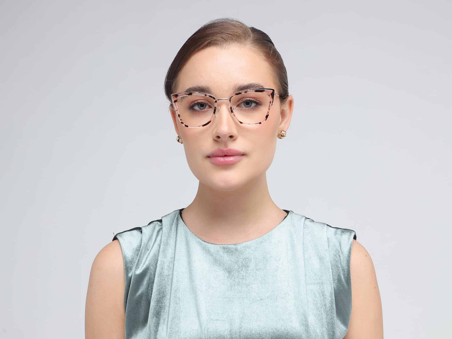Rose Gold Tortoise Eyeglasses