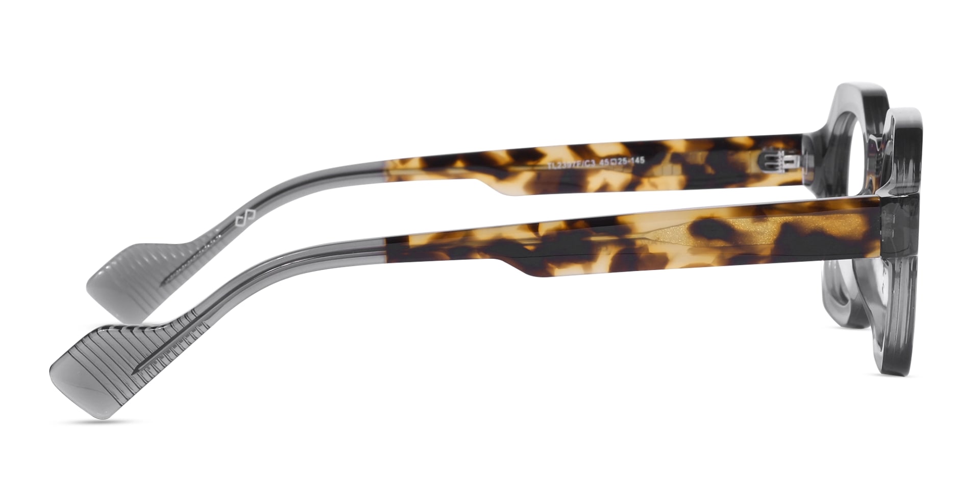 Grey Tortoise Glasses-4