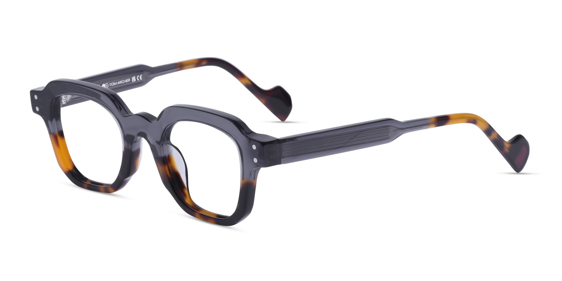 Grey Tortoise Shell Glasses-3