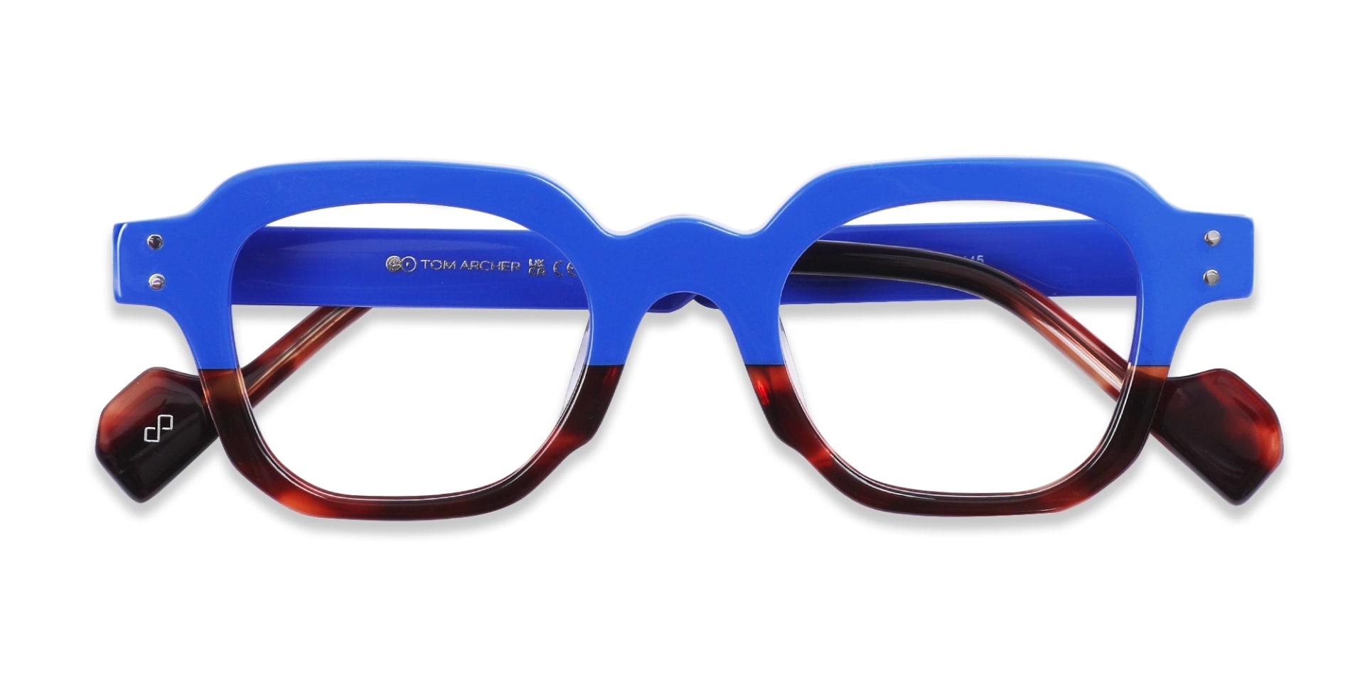 Blue & Dark Tortoise Glasses-6