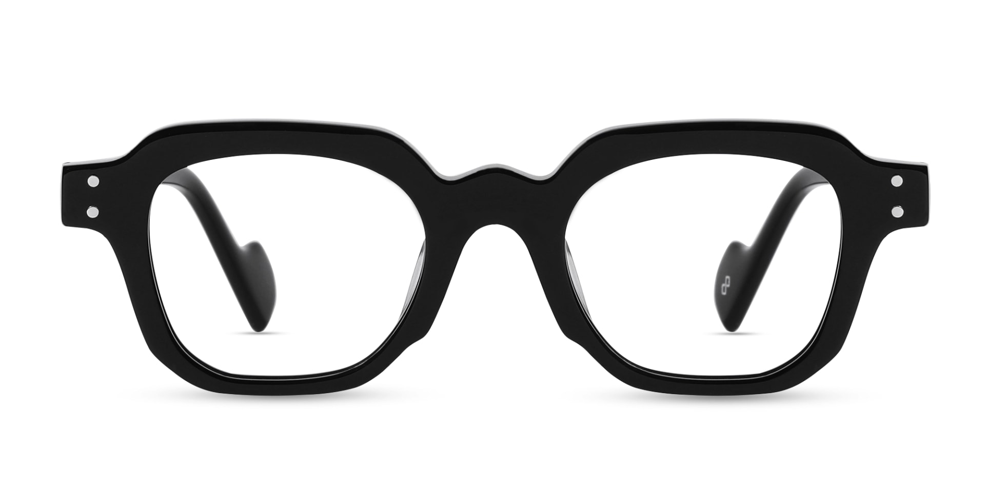 Black Acetate Fullrim Glasses-1