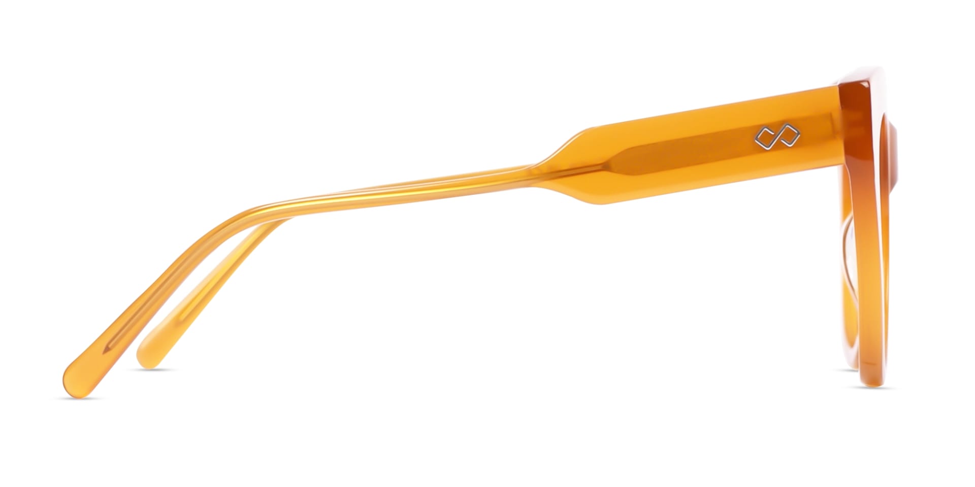 Brown Cat-Eye Full-Rim Glasses