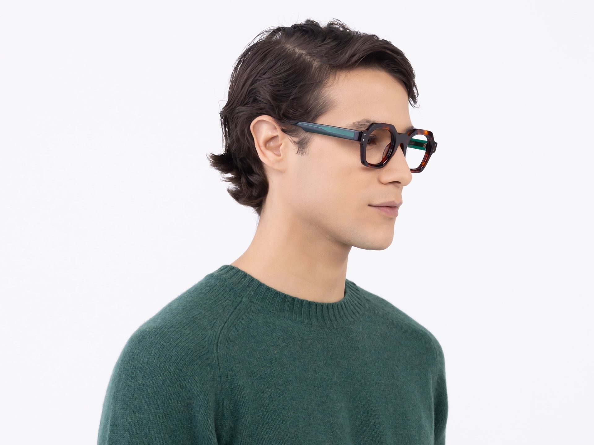 Green Tortoiseshell Glasses