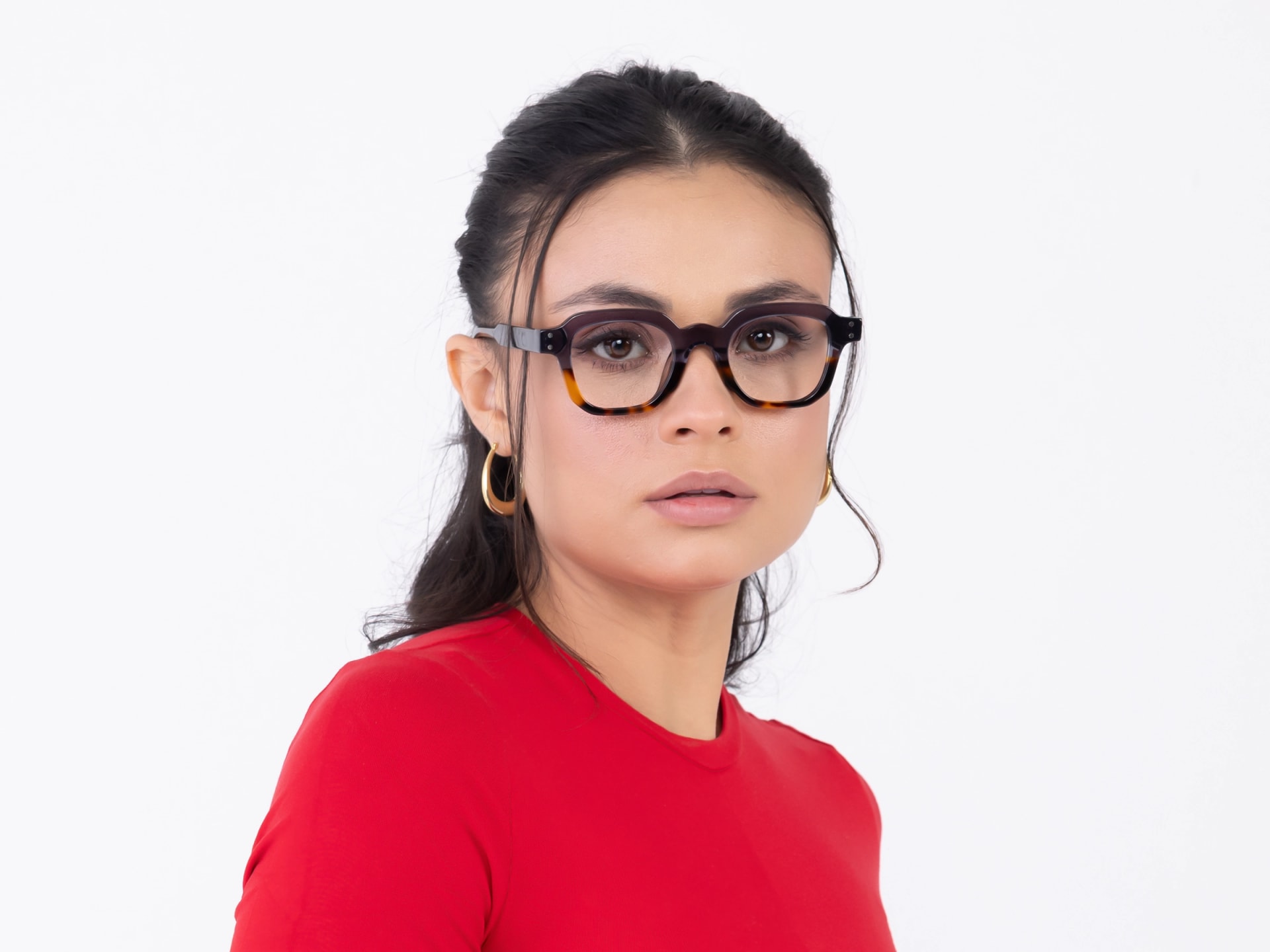 Grey Tortoise Shell Glasses