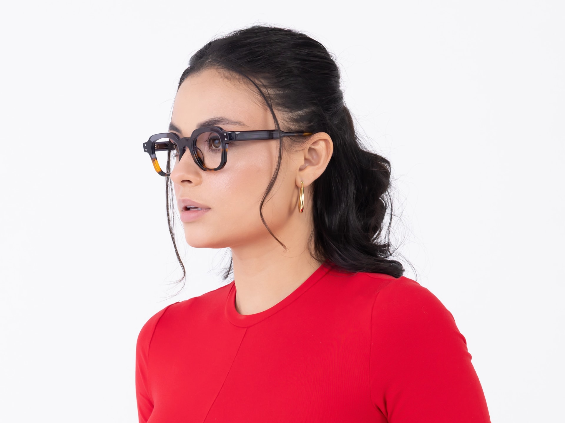 Grey Tortoise Shell Glasses