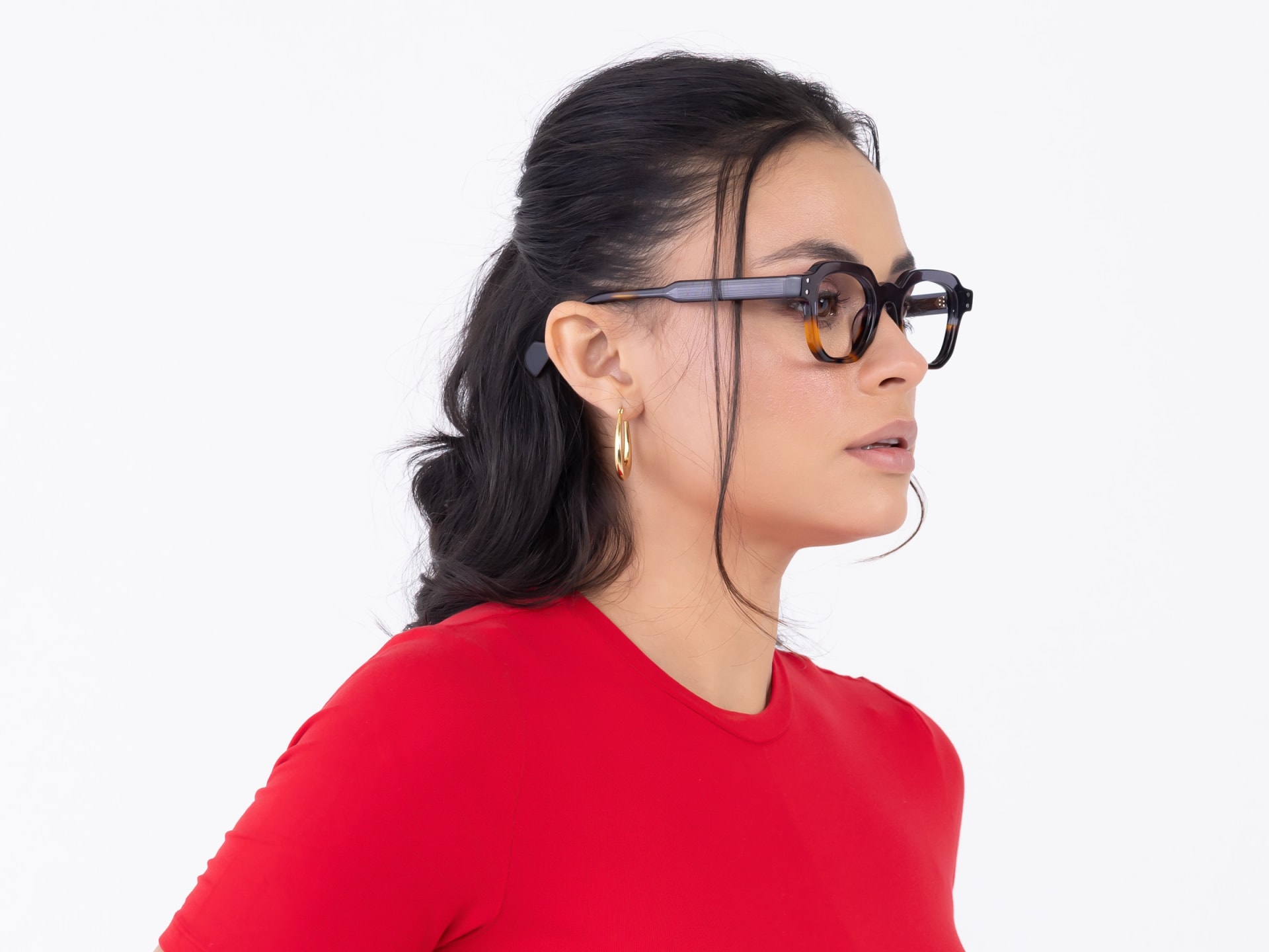 Grey Tortoise Shell Glasses
