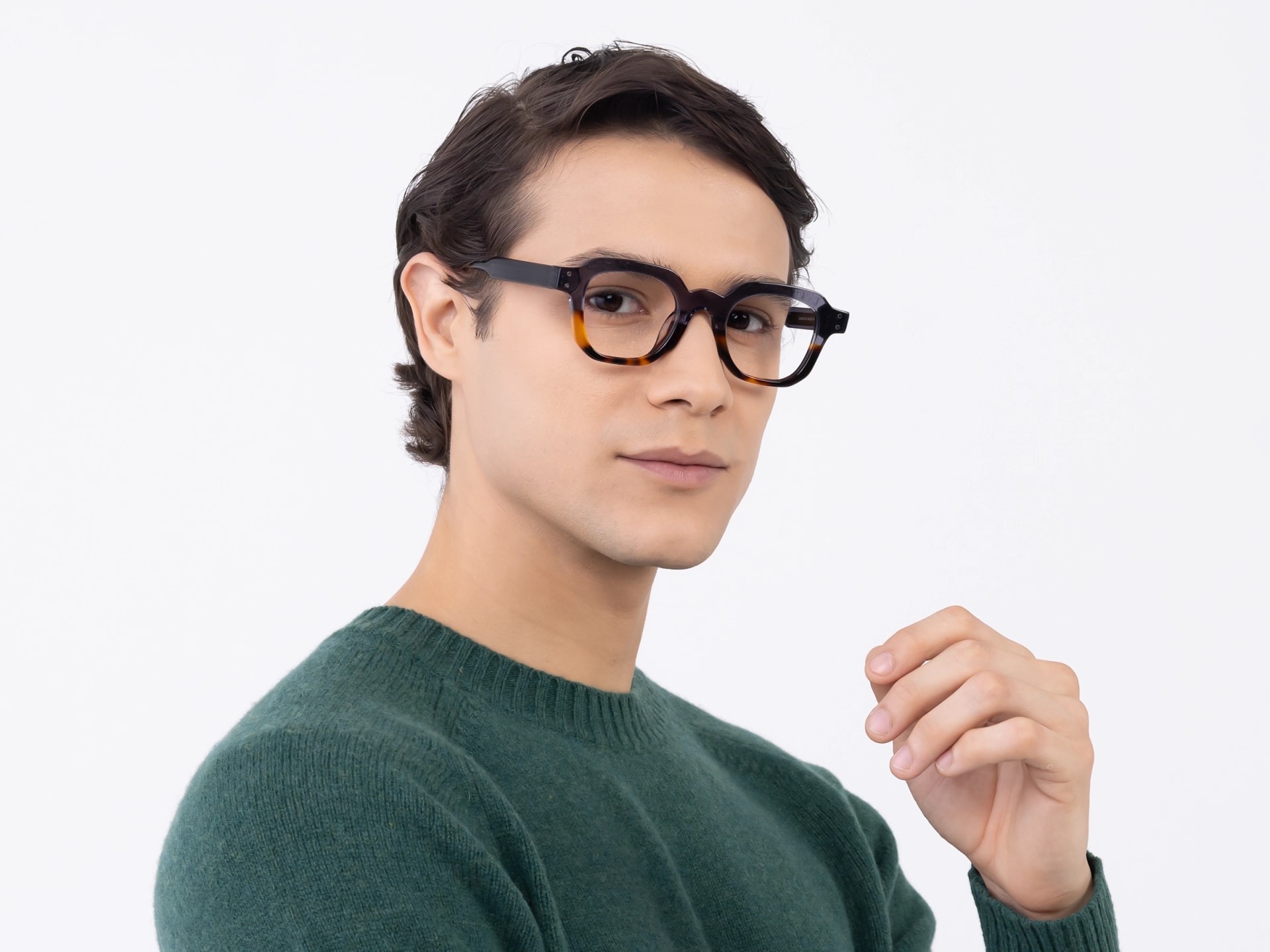 Grey Tortoise Shell Glasses