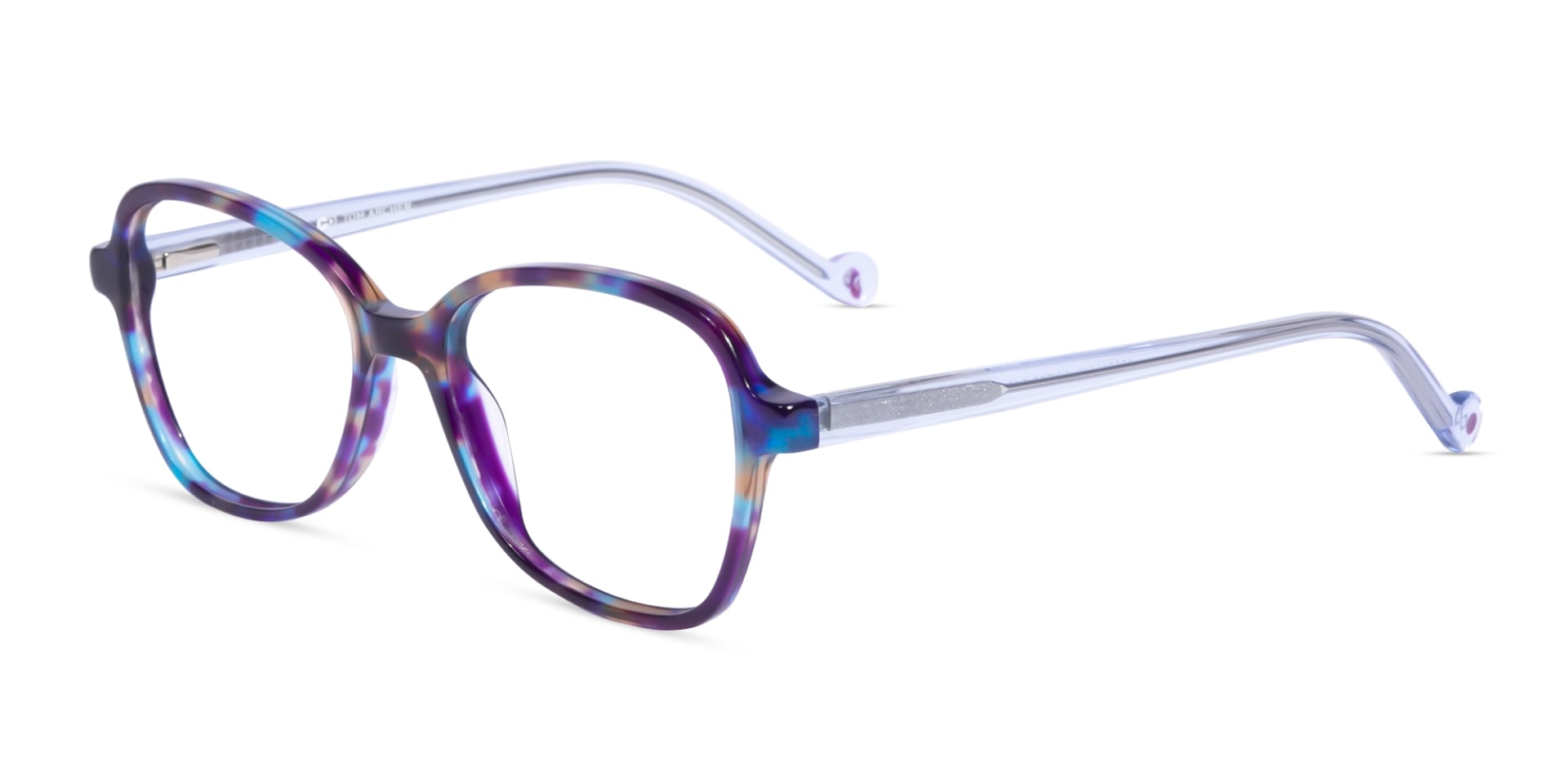 Purple Tortoise Acetate Butterfly Eyeglasses-3