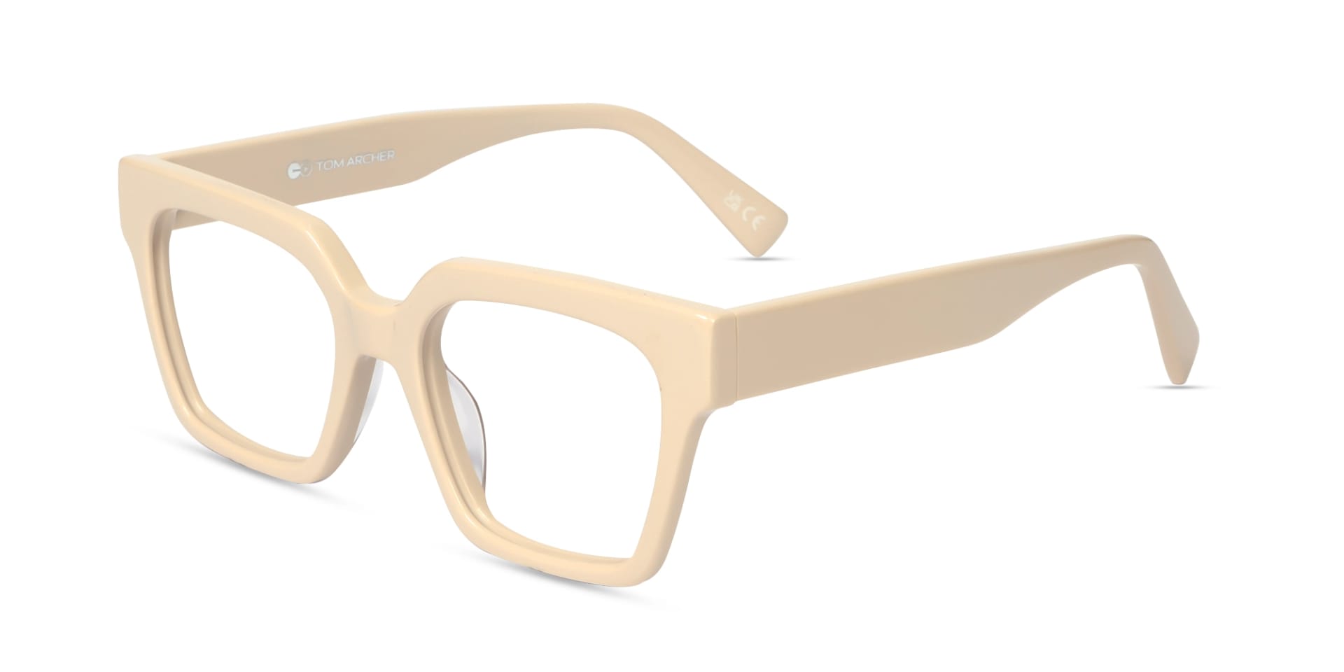 Bisque Square Full-Rim Glasses-3