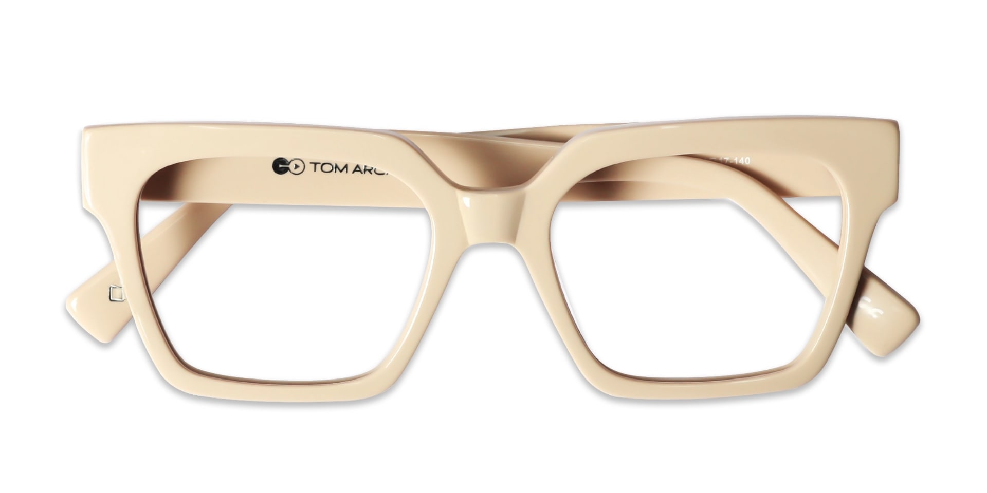 Bisque Square Full-Rim Glasses-6
