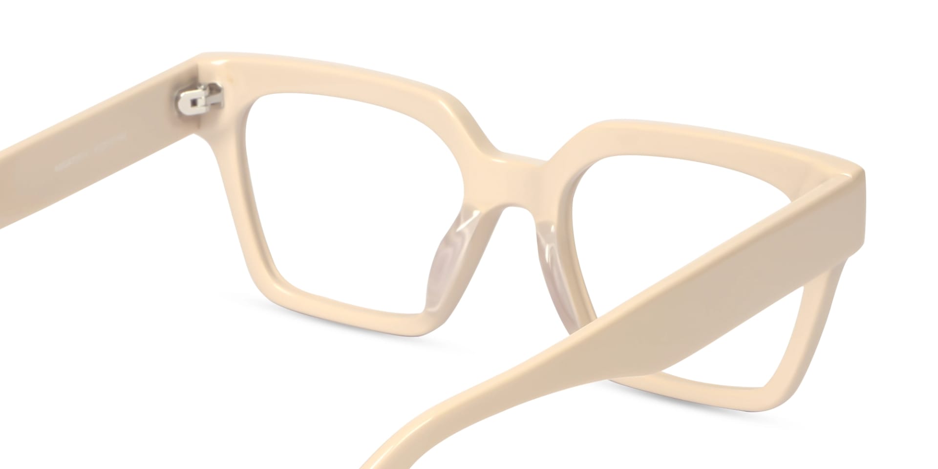 Bisque Square Full-Rim Glasses-5