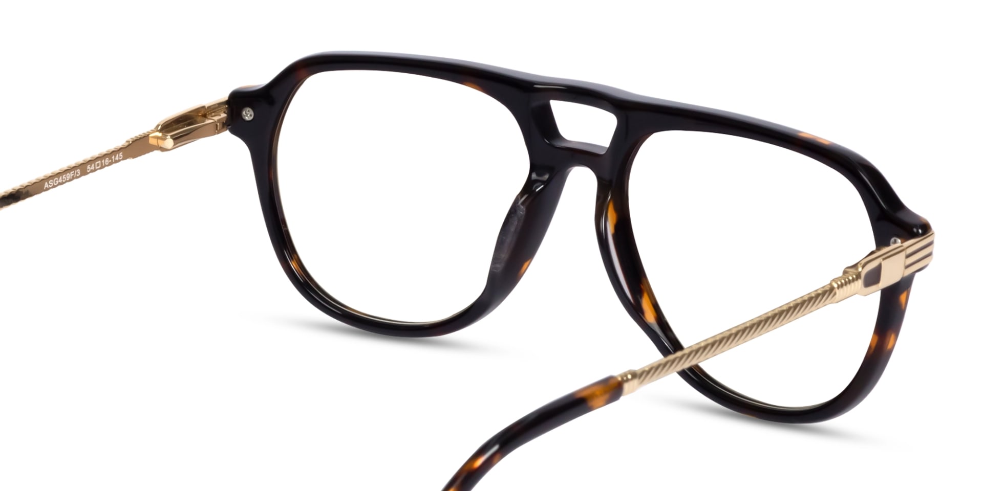 Havana Tortoise Pilot Double Bridge Glasses