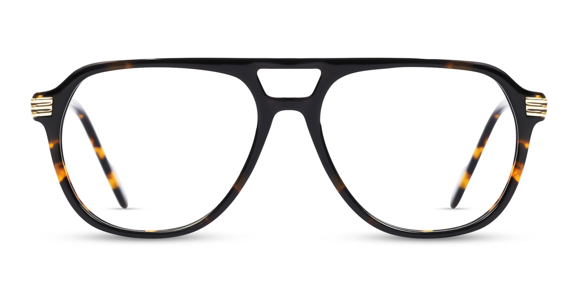 Havana Tortoise Pilot Double Bridge Glasses