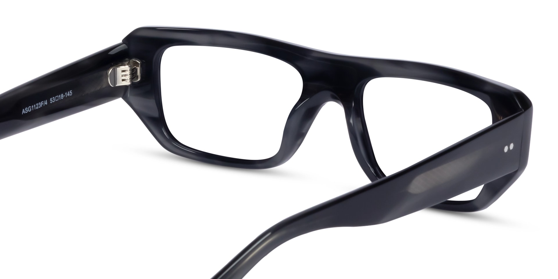 Acacia Grey Marble Rectangle Glasses