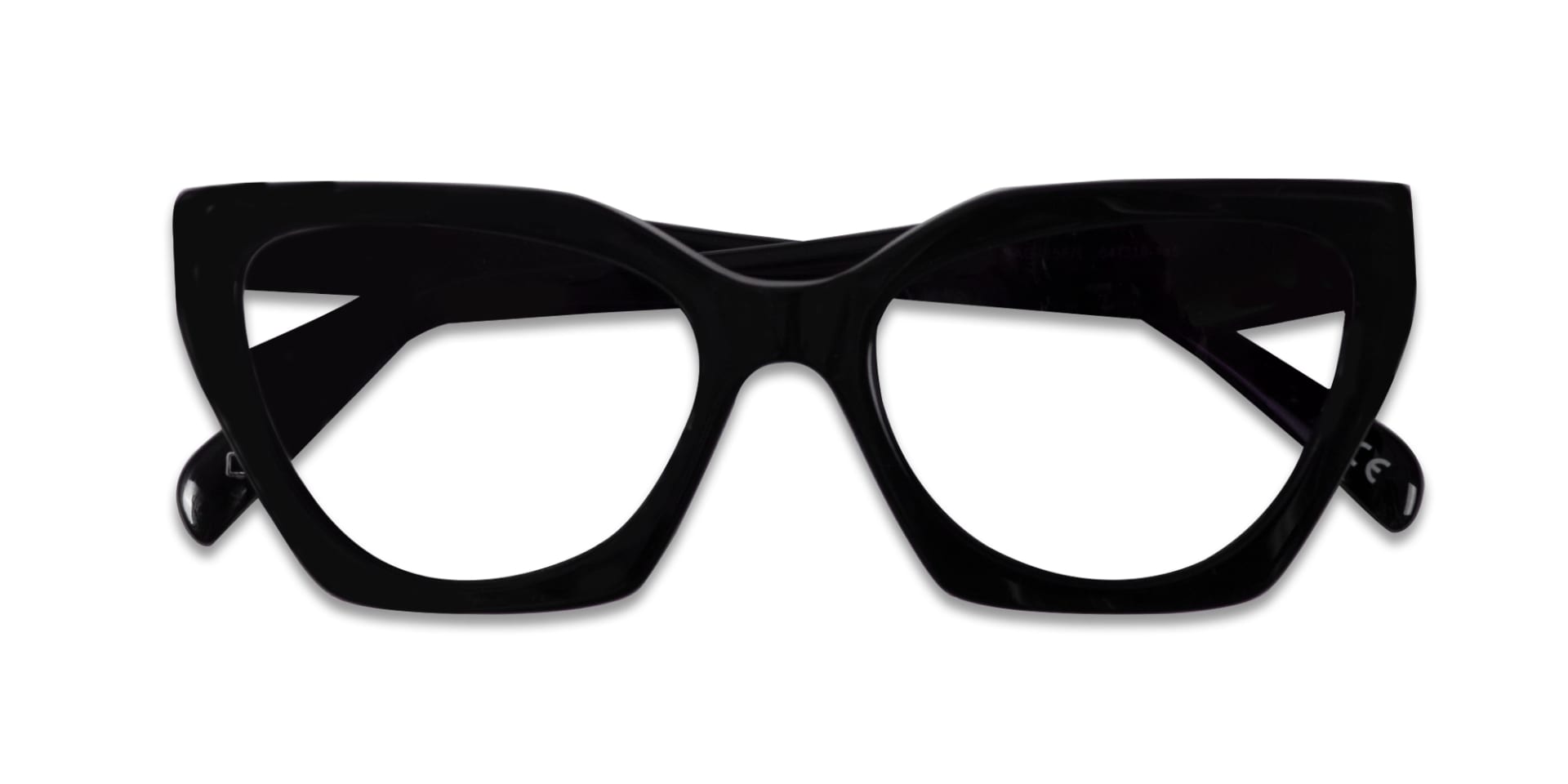 Black Cat-eye Geometric Glasses-6