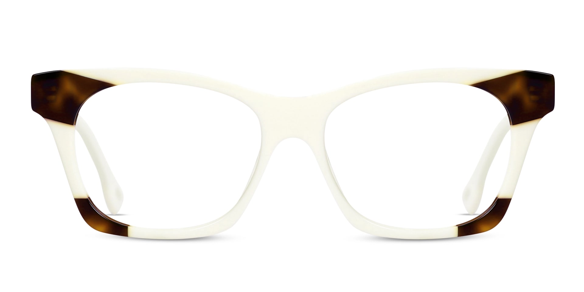 Square White Tortoise Shell Glasses