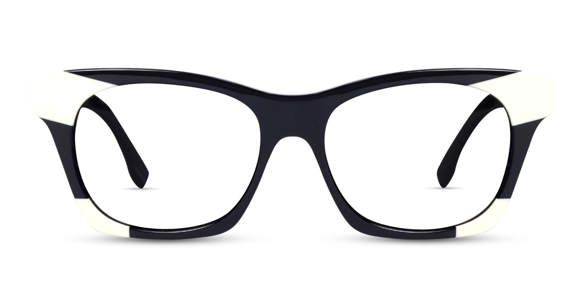 Black & White Cat-eye Glasses