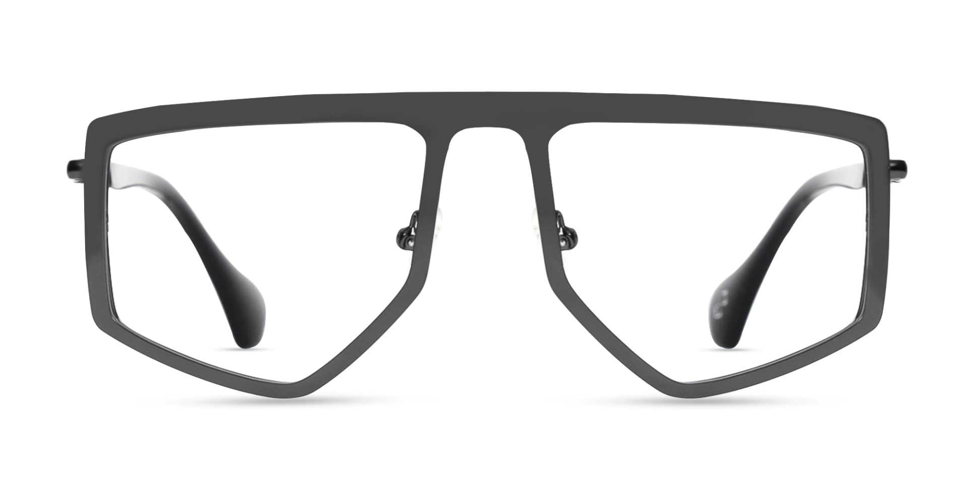 Gunmetal & Black Pilot Glasses-1