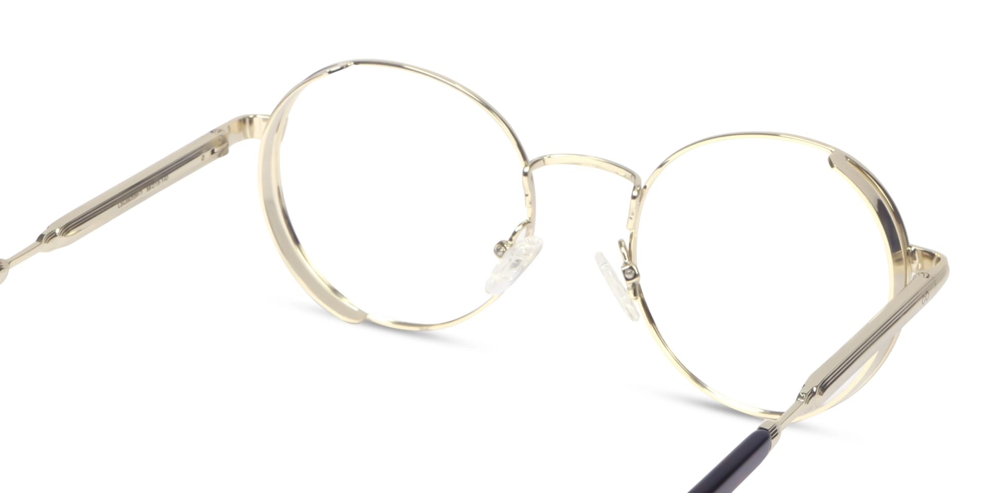 Champagne Gold & Round Glasses-5