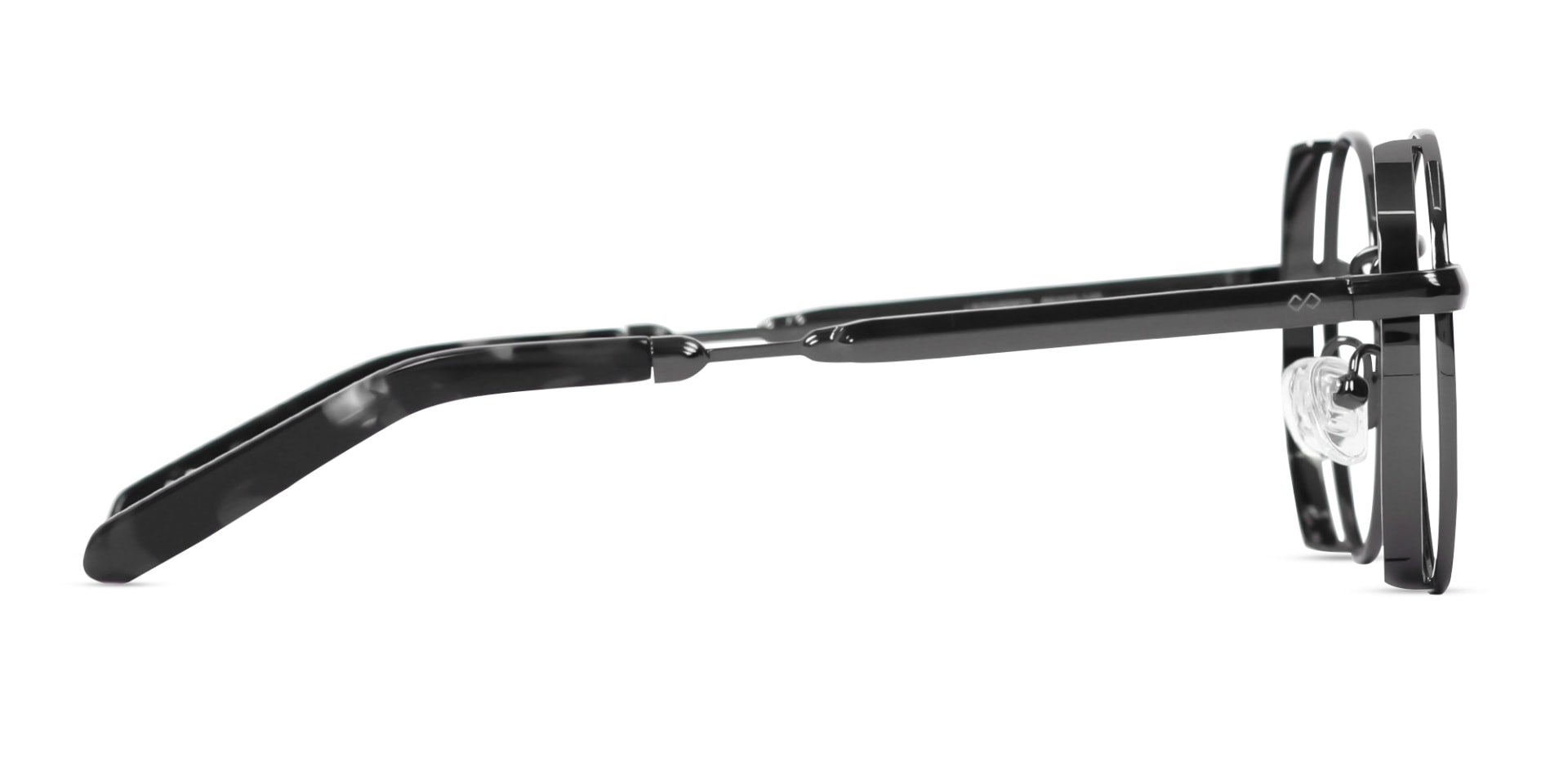 Gunmetal Round Metal Glasses -4