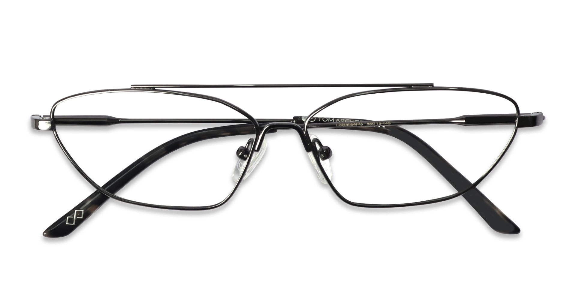 Gunmetal & Grey Rectangle Glasses