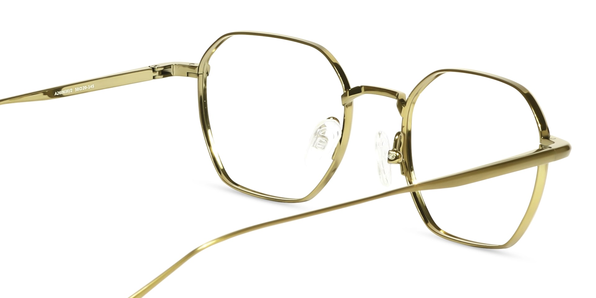 Vintage Gold Geometric Glasses-5