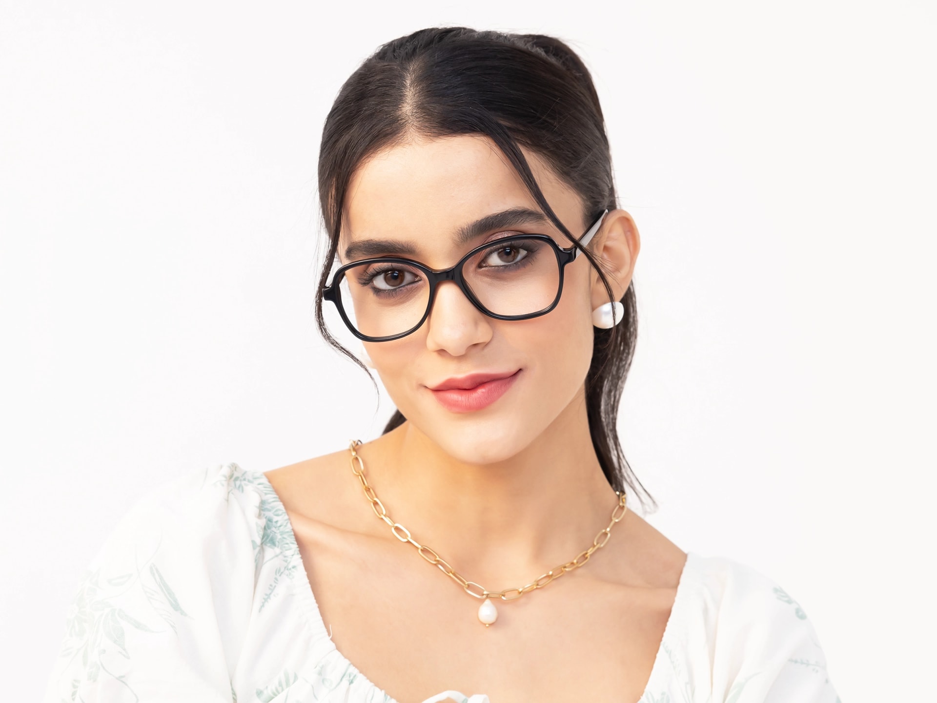 Black Butterfly Acetate Glasses For Women-11