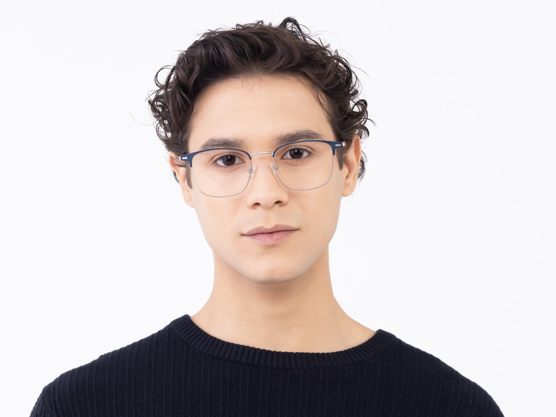 Egyptian Blue & Silver Glasses