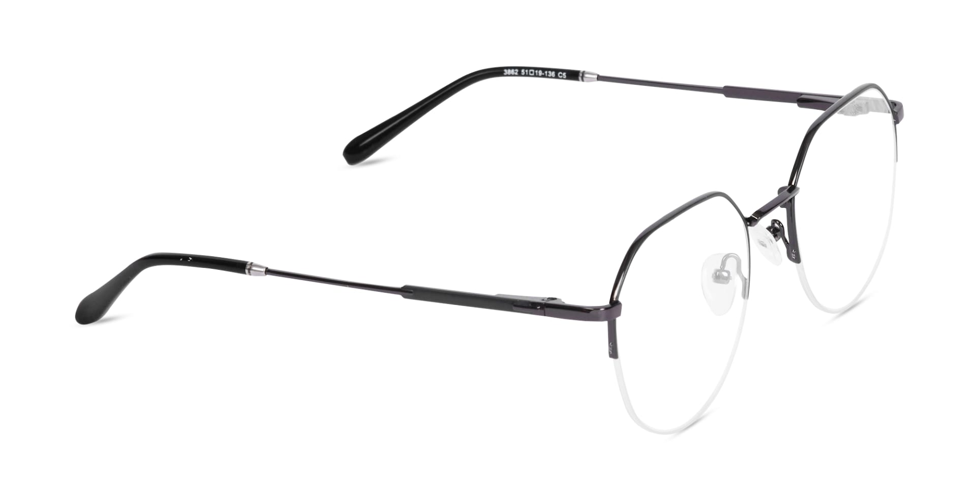 Semi Rimless Designer Glasses-2
