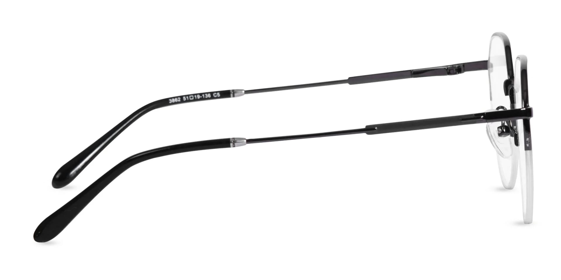Semi Rimless Designer Glasses-4