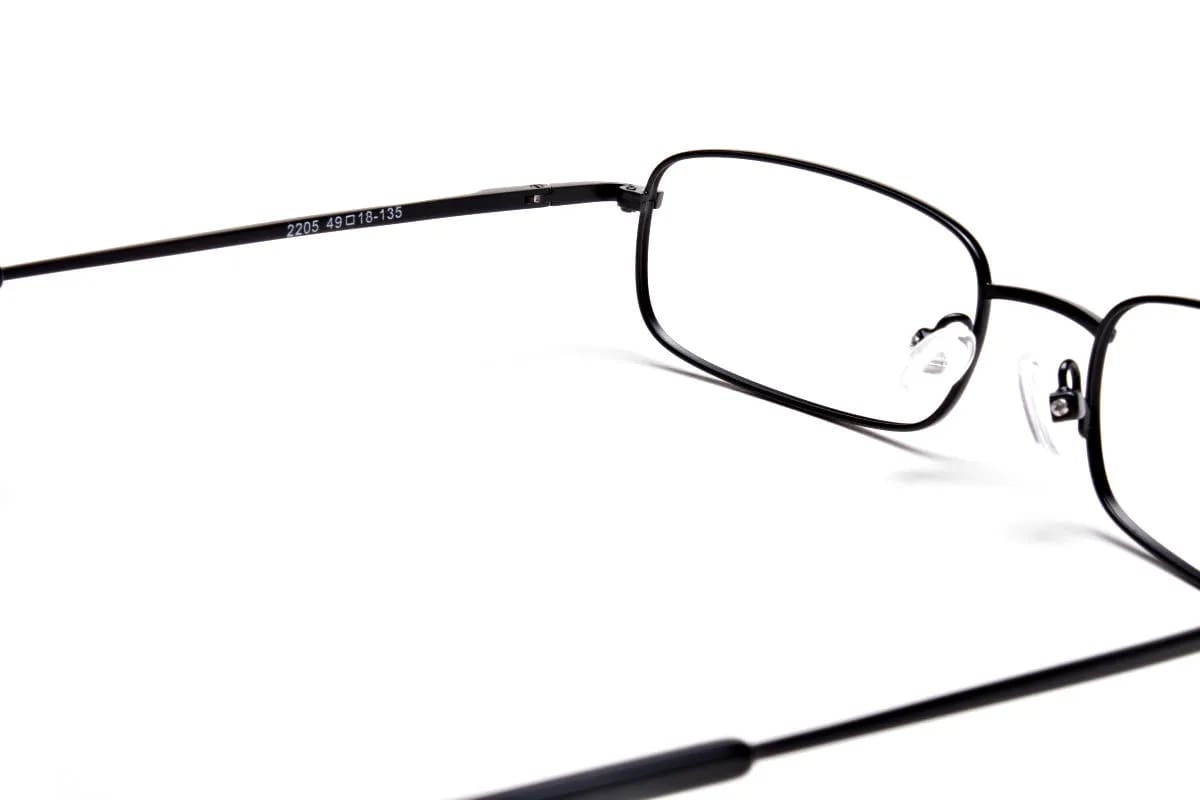 Rectangular Eyeglasses in Brown, Eyeglasses - 2