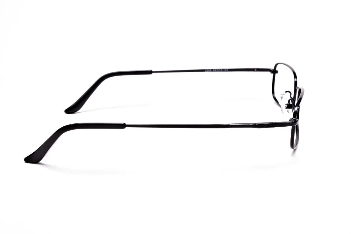 Rectangular Eyeglasses in Black, Eyeglasses - 2