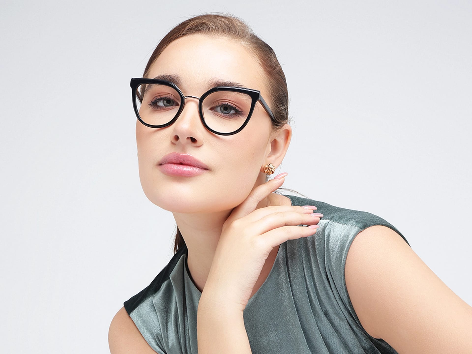 Black Designer Reading Glasses For Women