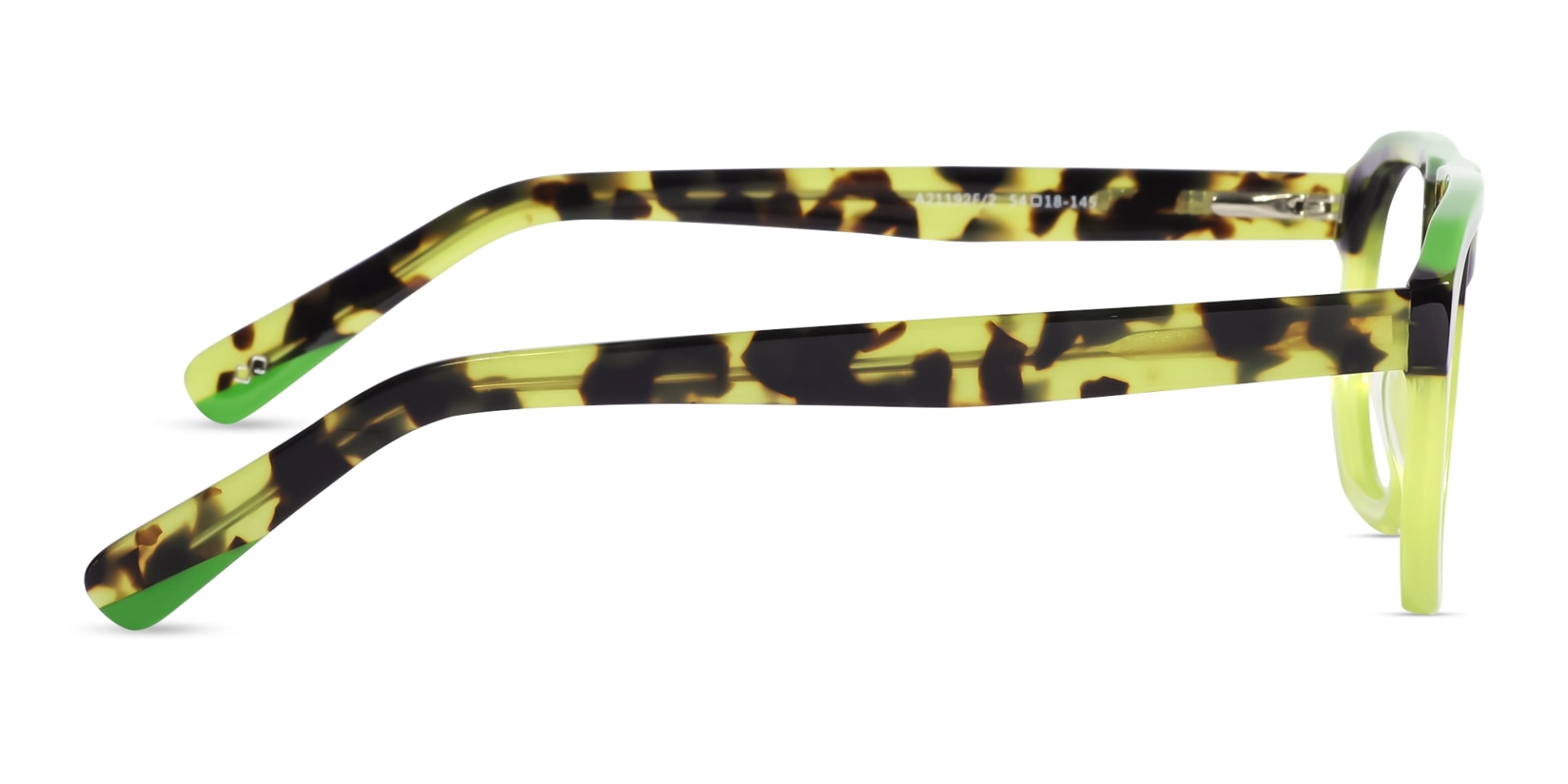 Lime Green & Jungle Tortoise Pilot Glasses