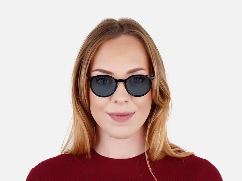 Full Rim Round Sunglasses-