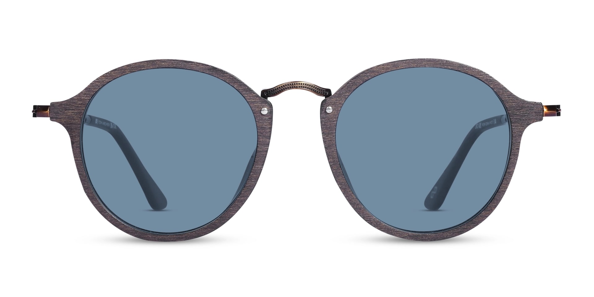 Walnut Teak & Brown Wooden Sunglasses 