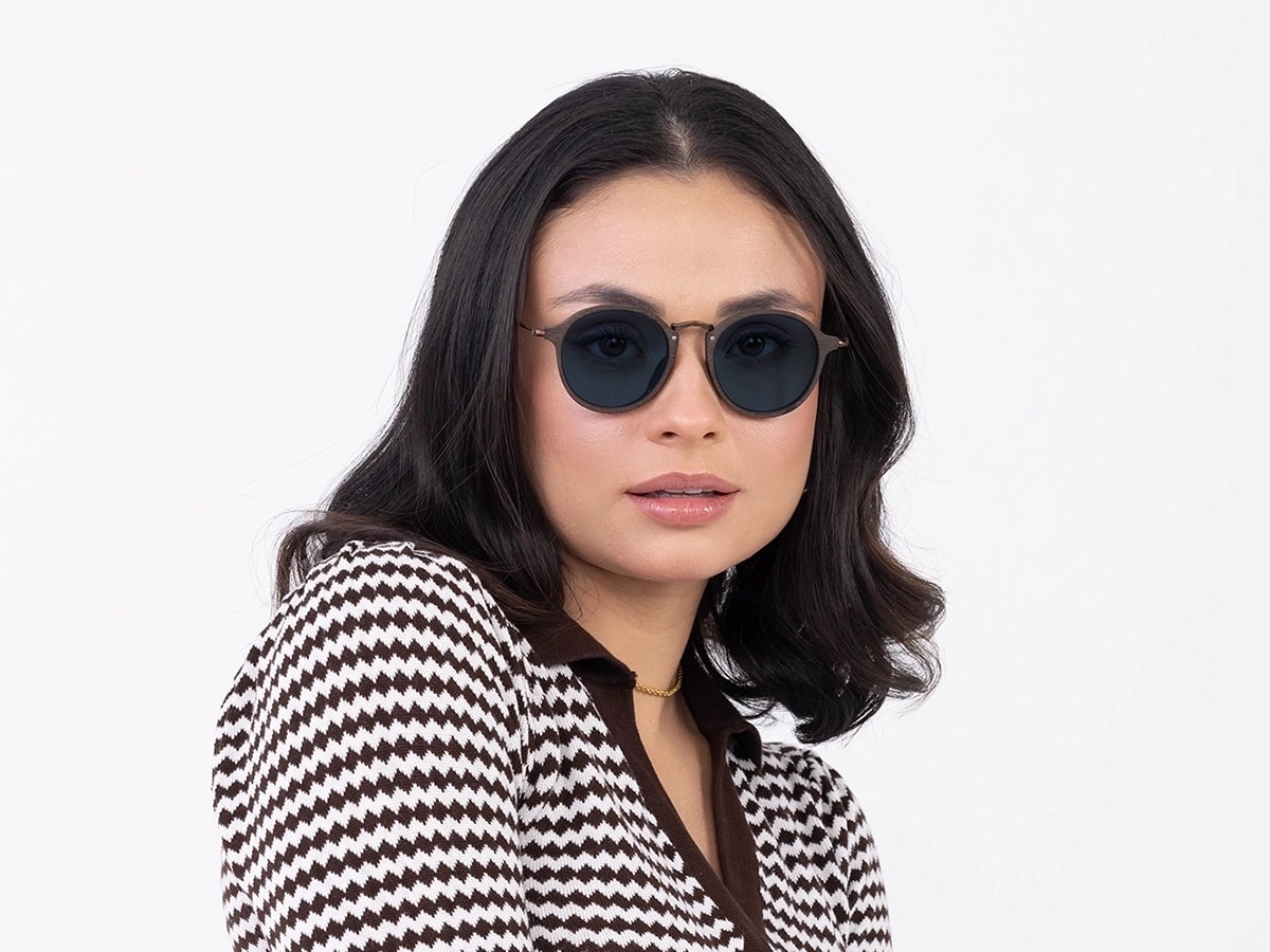 Walnut Teak & Brown Wooden Sunglasses 