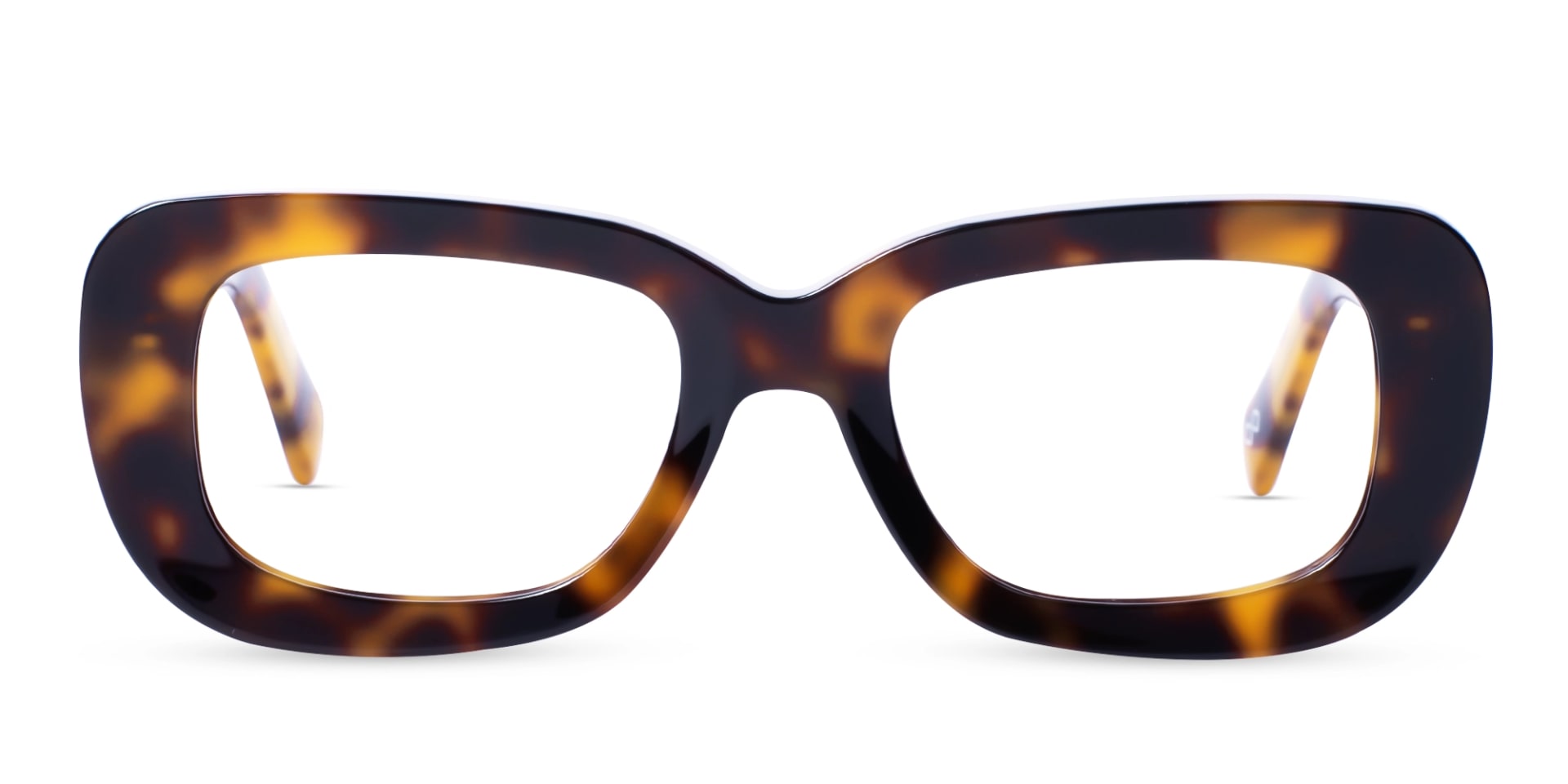 Dark Tortoise Oversized Full-Rim Glasses